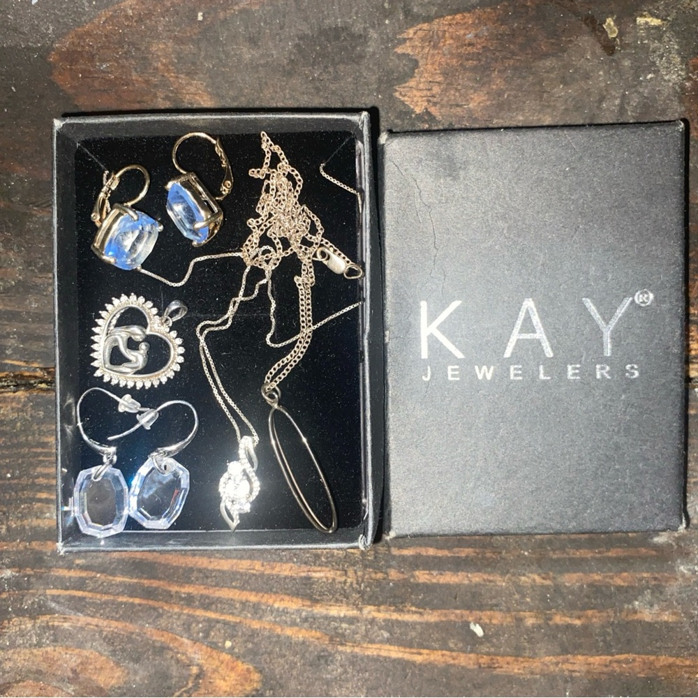 Silver jewelry lot